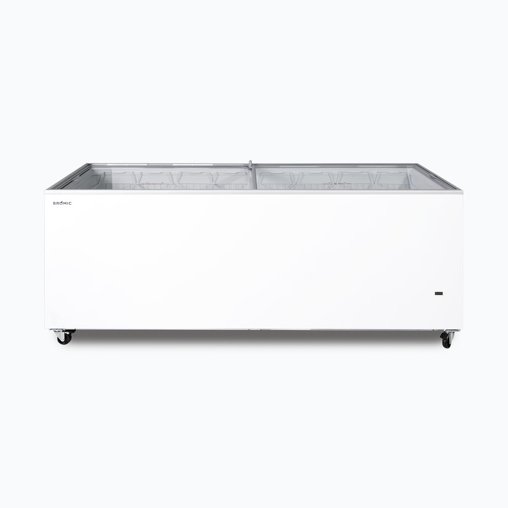 Bromic CF0700FTFG-NR – Display Chest Freezer - 670L - Flat Glass Top