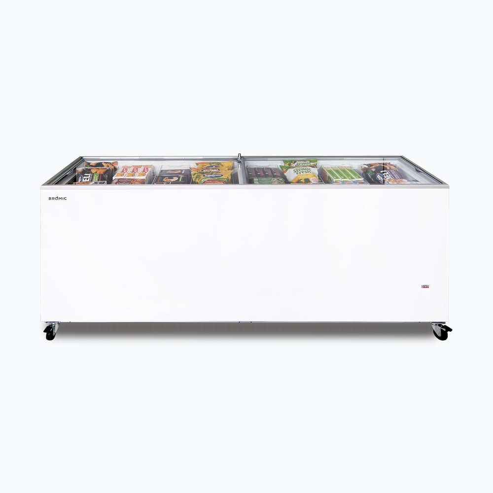 Bromic CF0700FTFG-NR – Display Chest Freezer - 670L - Flat Glass Top