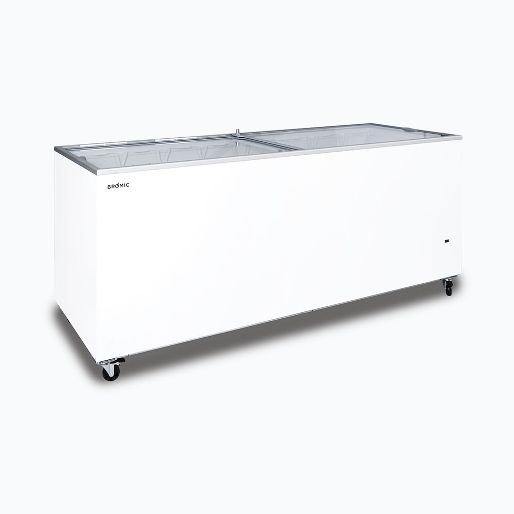Bromic CF0700FTFG-NR – Display Chest Freezer - 670L - Flat Glass Top