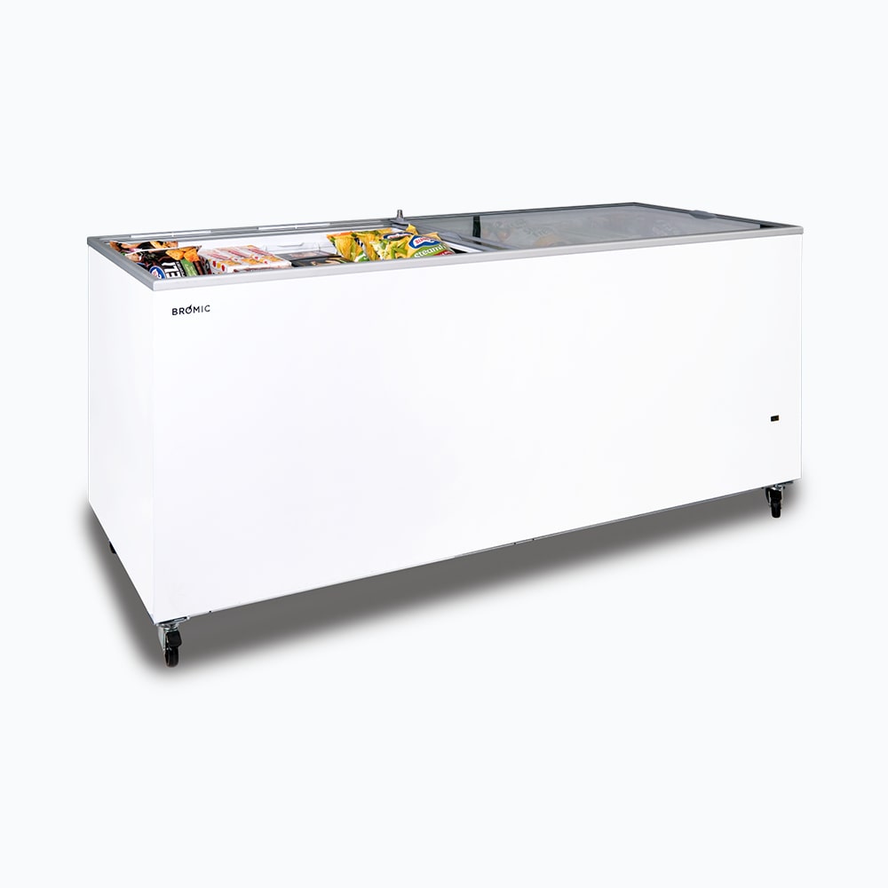Bromic CF0700FTFG-NR – Display Chest Freezer - 670L - Flat Glass Top