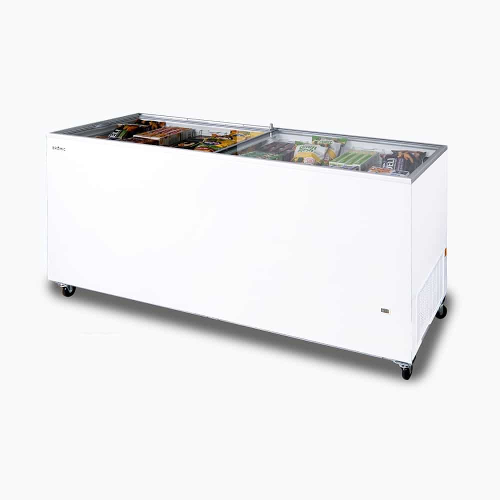 Bromic CF0700FTFG-NR – Display Chest Freezer - 670L - Flat Glass Top