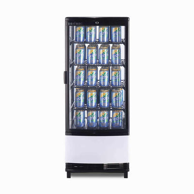 Bromic CT0100G4BC-NR – Countertop Fridge - 98L - 1 Door - Curved Glass