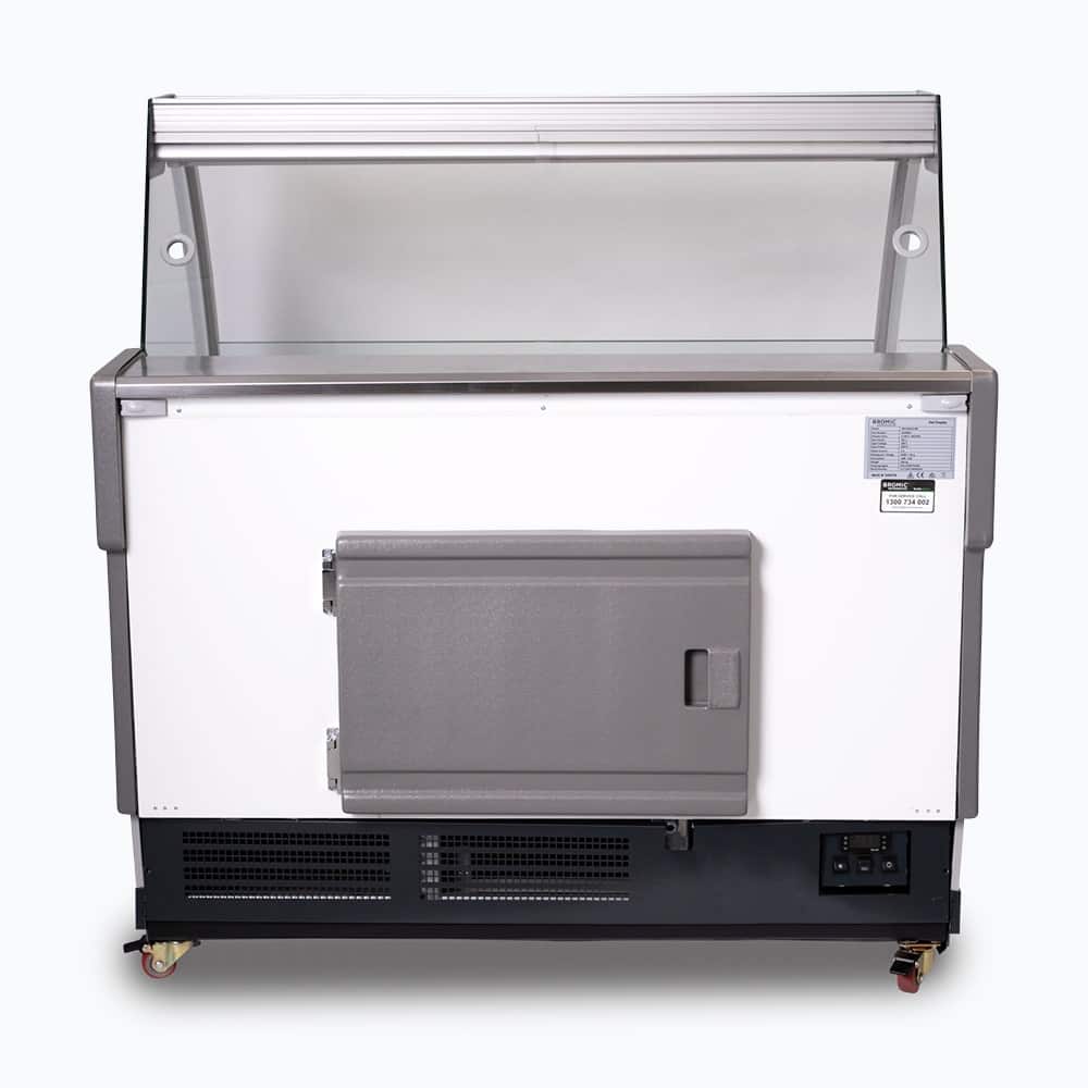 Bromic DD1250CG-NR – Curved Glass Deli Display - 1330mm