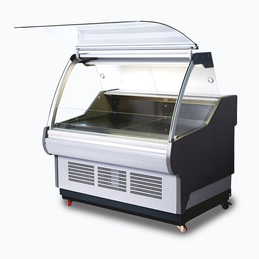 Bromic DD1875CG-NR – Curved Glass Deli Display - 1955mm