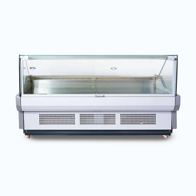 Bromic DD2500SG-NR – Square Glass Deli Display - 2580mm