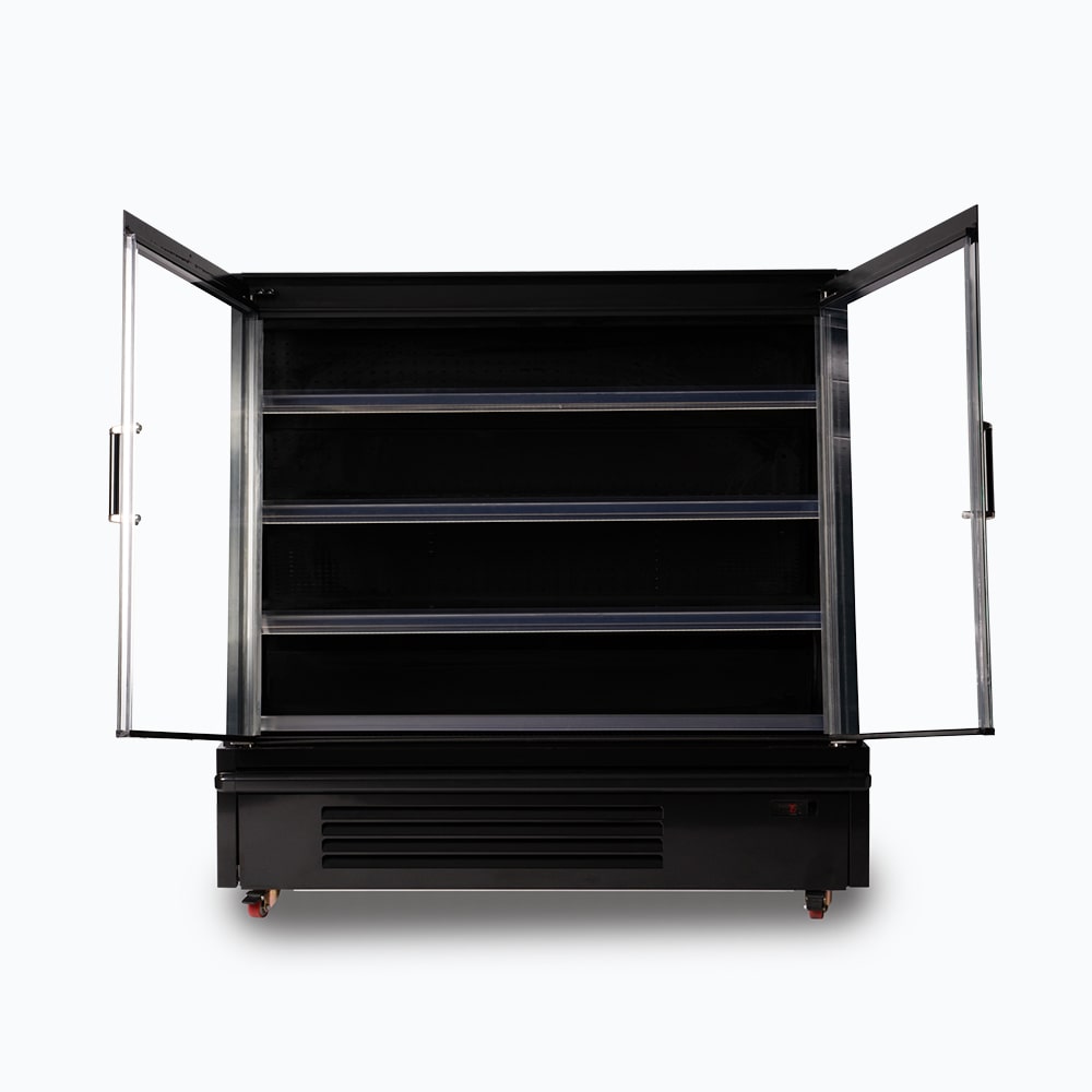 Bromic SVM1580HD-NR – Semi Vertical Display Fridge - Gondola - 1580mm - 2 Doors - Hinged