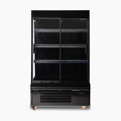Bromic SVM1000SD-NR – Semi Vertical Display Fridge - 938mm - 2 Doors - Sliding
