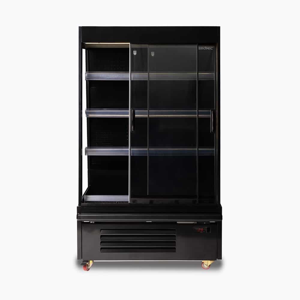 Bromic SVM1000SD-NR – Semi Vertical Display Fridge - 938mm - 2 Doors - Sliding