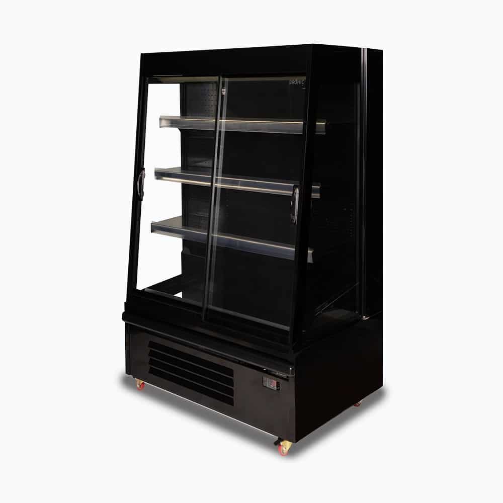 Bromic SVM1000SD-NR – Semi Vertical Display Fridge - 938mm - 2 Doors - Sliding