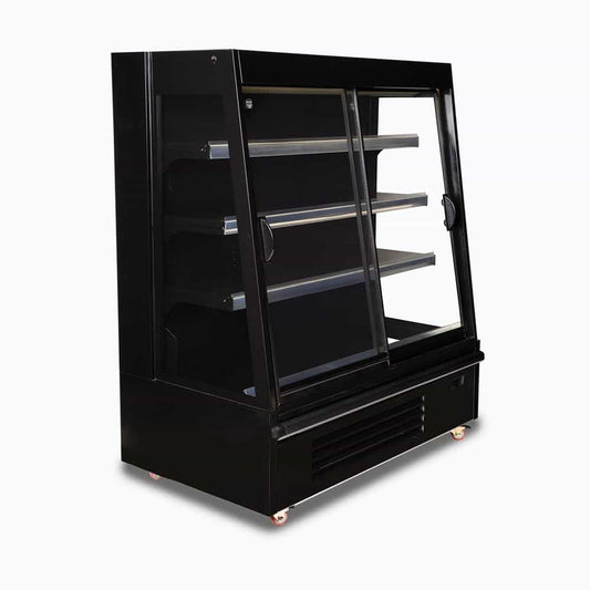 Bromic SVM1250SD-NR – Semi Vertical Display Fridge - 1250mm - 2 Doors - Sliding