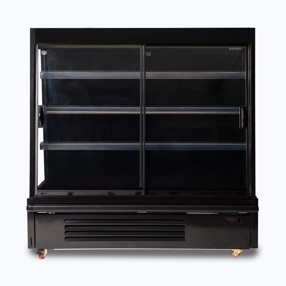 Bromic SVM1580SD-NR – Semi Vertical Display Fridge - Gondola - 1580mm - 2 Doors - Sliding