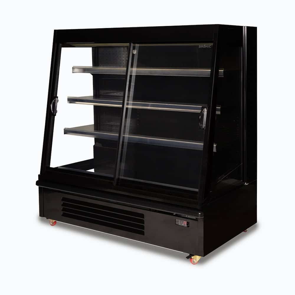 Bromic SVM1580SD-NR – Semi Vertical Display Fridge - Gondola - 1580mm - 2 Doors - Sliding
