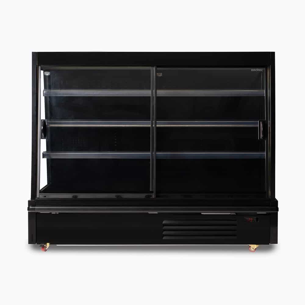 Bromic SVM1875SD-NR – Semi Vertical Display Fridge - 1875mm - 2 Doors - Sliding