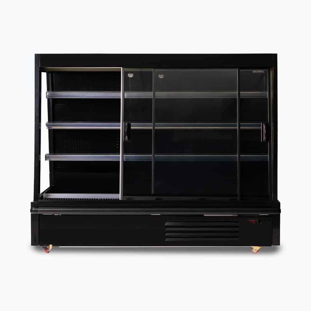 Bromic SVM1875SD-NR – Semi Vertical Display Fridge - 1875mm - 2 Doors - Sliding