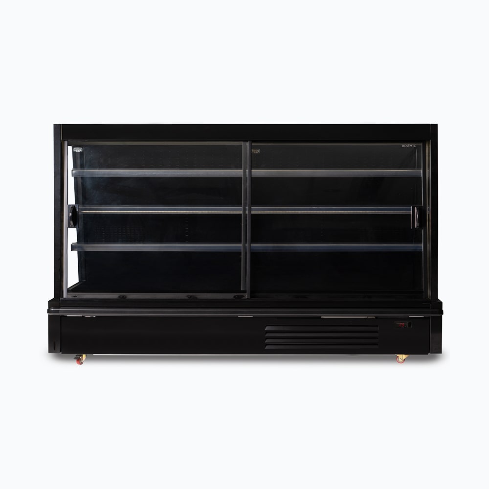 Bromic SVM2500SD-NR – Semi Vertical Display Fridge - 2500mm - 4 Doors - Sliding