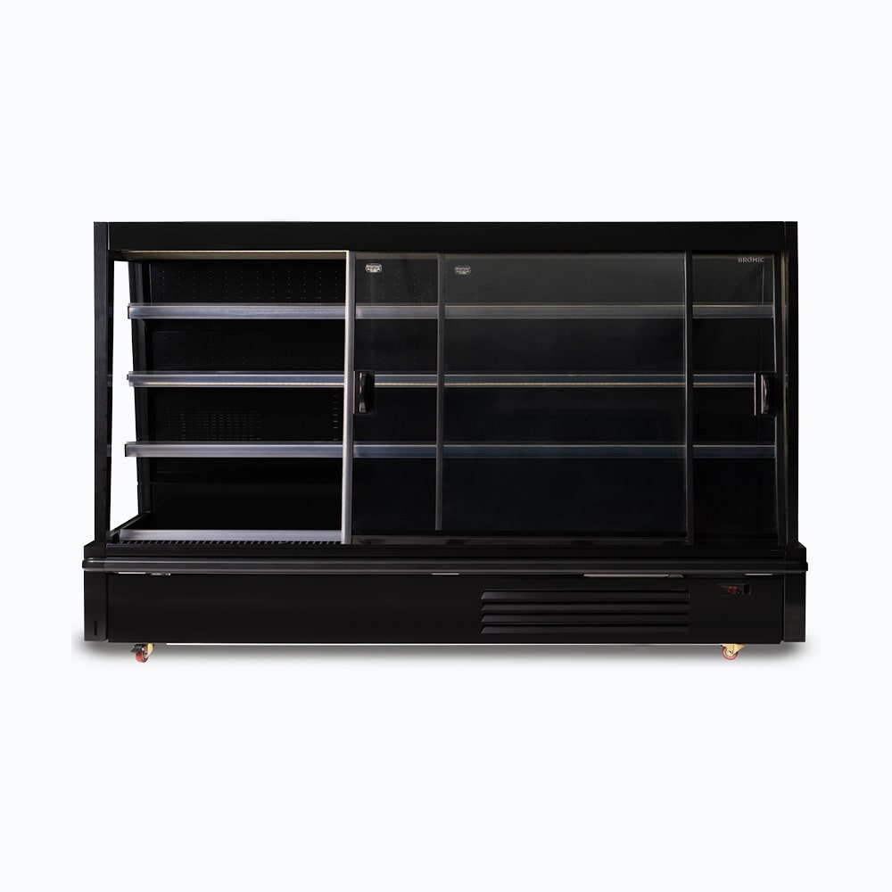 Bromic SVM2500SD-NR – Semi Vertical Display Fridge - 2500mm - 4 Doors - Sliding