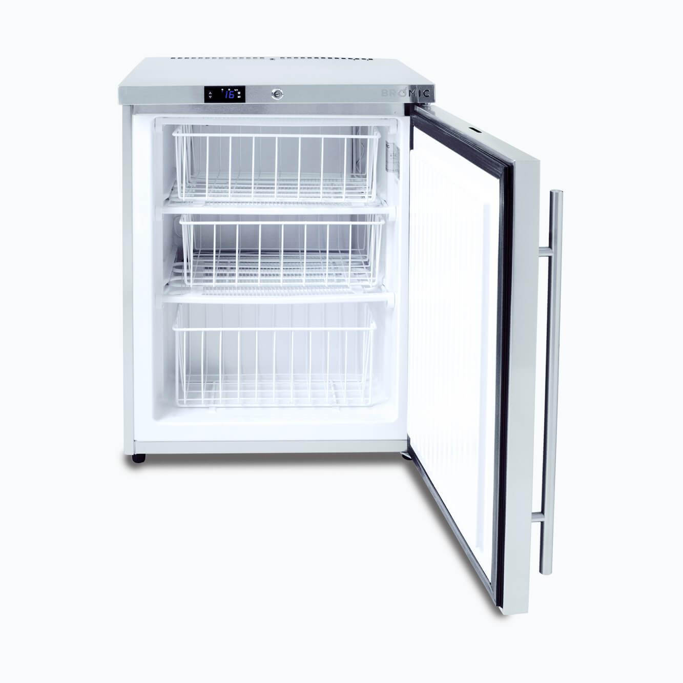 Bromic UBF0140SD-NR – Under Bench Freezer - 115L - 1 Door - Stainless Steel