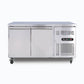 Bromic UBF1360SD-NR – Under Bench Freezer - 282L - 2 Doors - Stainless Steel