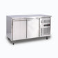 Bromic UBF1360SD-NR – Under Bench Freezer - 282L - 2 Doors - Stainless Steel