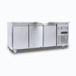 Bromic UBF1795SD-NR – Under Bench Freezer - 417L - 3 Doors - Stainless Steel