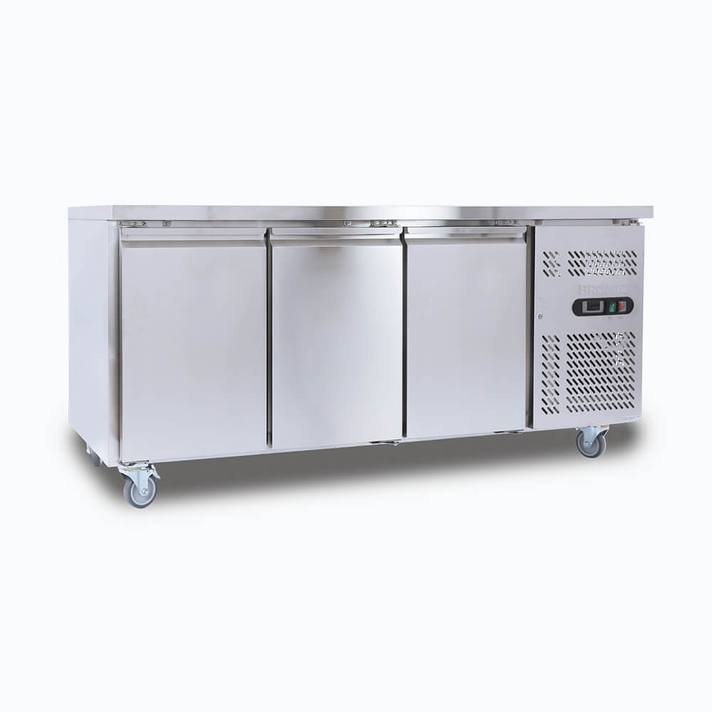Bromic UBF1795SD-NR – Under Bench Freezer - 417L - 3 Doors - Stainless Steel
