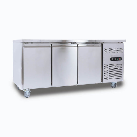 Bromic UBF1795SD-NR – Under Bench Freezer - 417L - 3 Doors - Stainless Steel