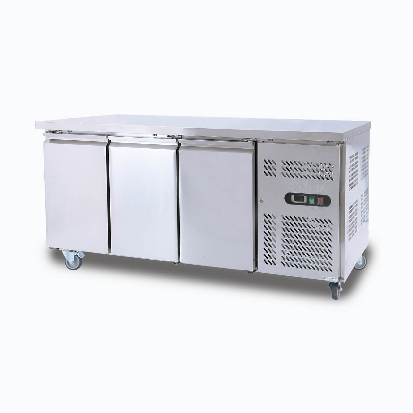 Bromic UBF1795SD-NR – Under Bench Freezer - 417L - 3 Doors - Stainless Steel