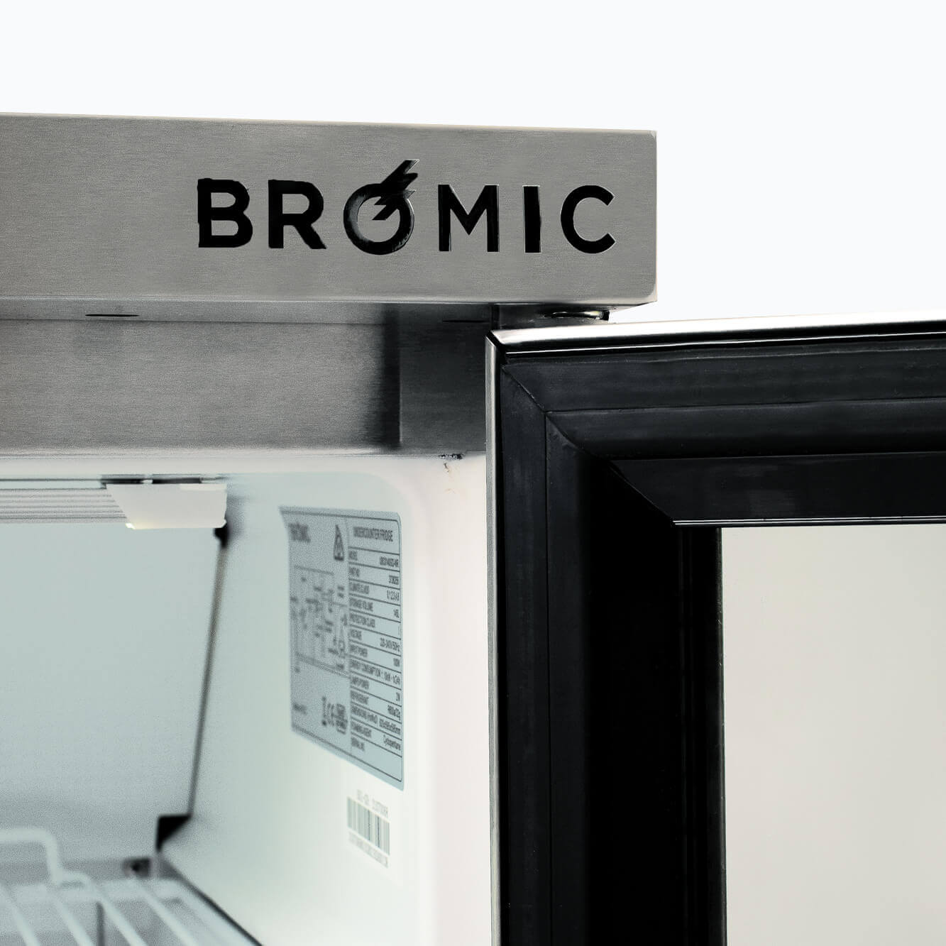 Bromic UBC0140GD-NR – Under Bench Display Fridge - 138L - 1 Door - Glass