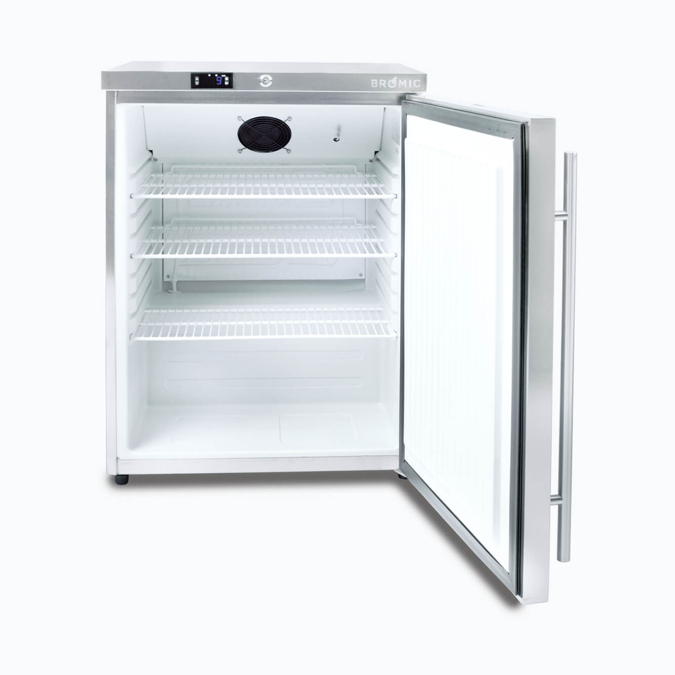 Bromic UBC0140SD-NR – Under Bench Fridge - 138L - 1 Door - Stainless Steel