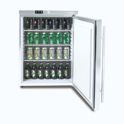 Bromic UBC0140SD-NR – Under Bench Fridge - 138L - 1 Door - Stainless Steel