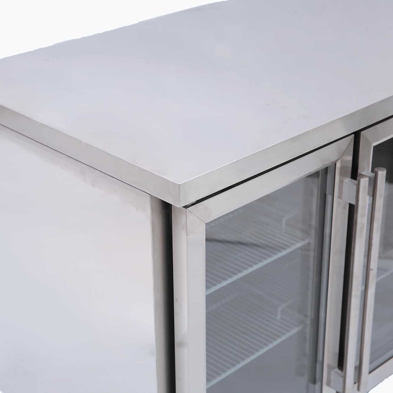 Bromic UBC1360GD-NR – Under Bench Display Fridge - 282L - 2 Doors - Glass