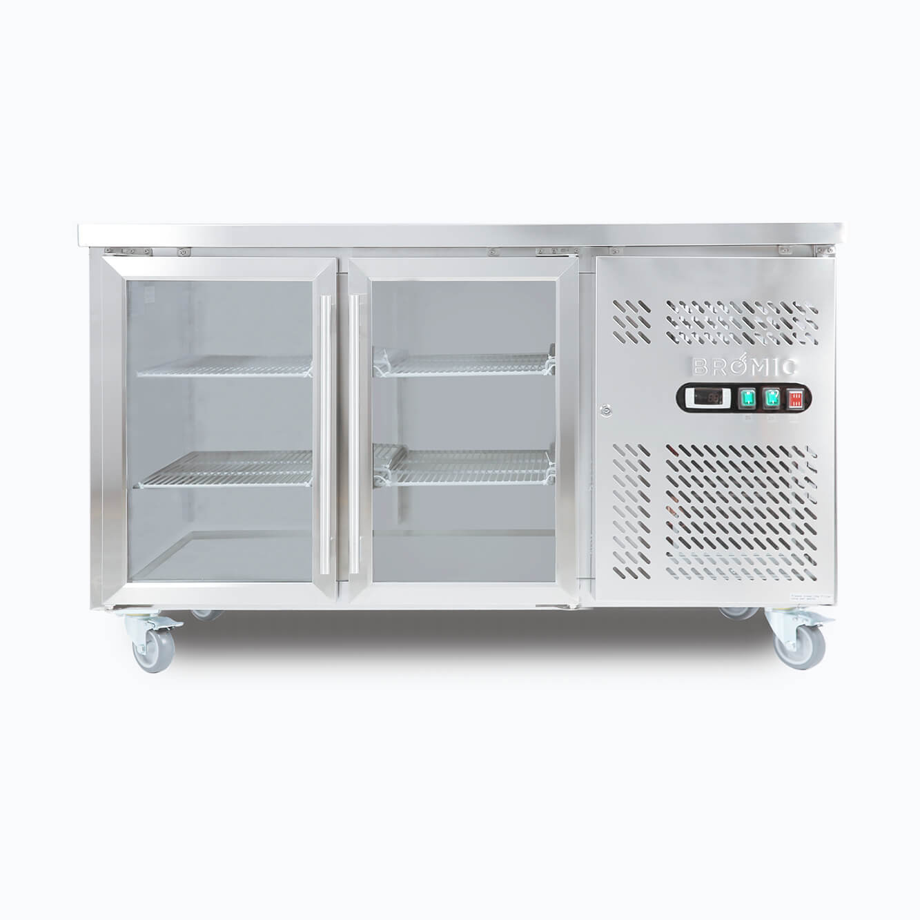 Bromic UBC1360GD-NR – Under Bench Display Fridge - 282L - 2 Doors - Glass