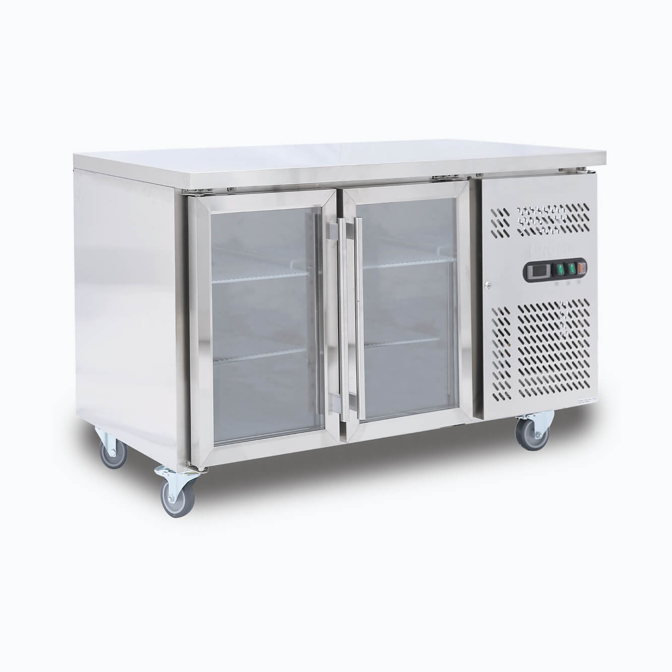 Bromic UBC1360GD-NR – Under Bench Display Fridge - 282L - 2 Doors - Glass