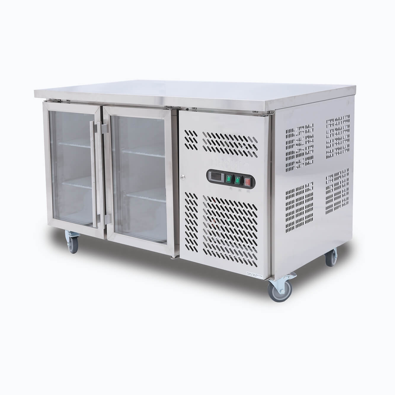 Bromic UBC1360GD-NR – Under Bench Display Fridge - 282L - 2 Doors - Glass