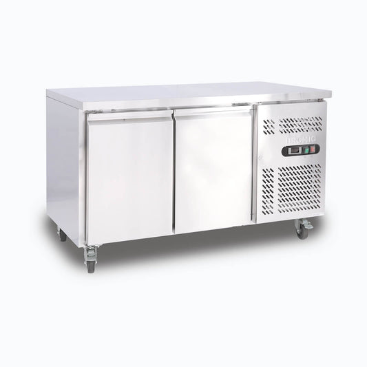 Bromic UBC1360SD-NR – Under Bench Fridge - 282L - 2 Doors - Stainless Steel