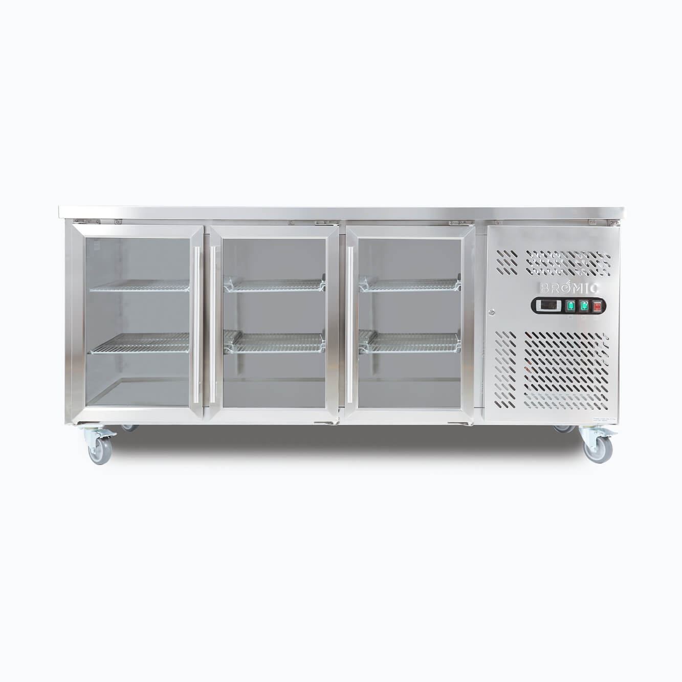 Bromic UBC1795GD-NR – Under Bench Display Fridge - 417L - 3 Doors - Glass