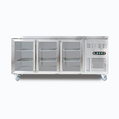 Bromic UBC1795GD-NR – Under Bench Display Fridge - 417L - 3 Doors - Glass