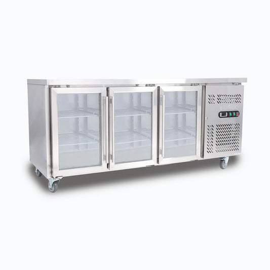 Bromic UBC1795GD-NR – Under Bench Display Fridge - 417L - 3 Doors - Glass