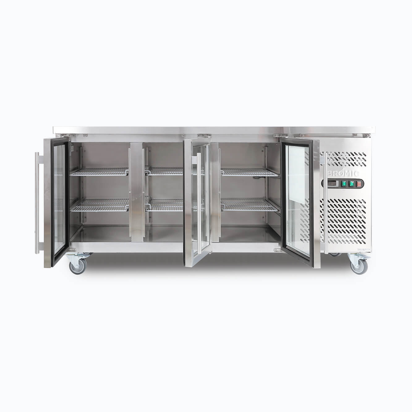 Bromic UBC1795GD-NR – Under Bench Display Fridge - 417L - 3 Doors - Glass