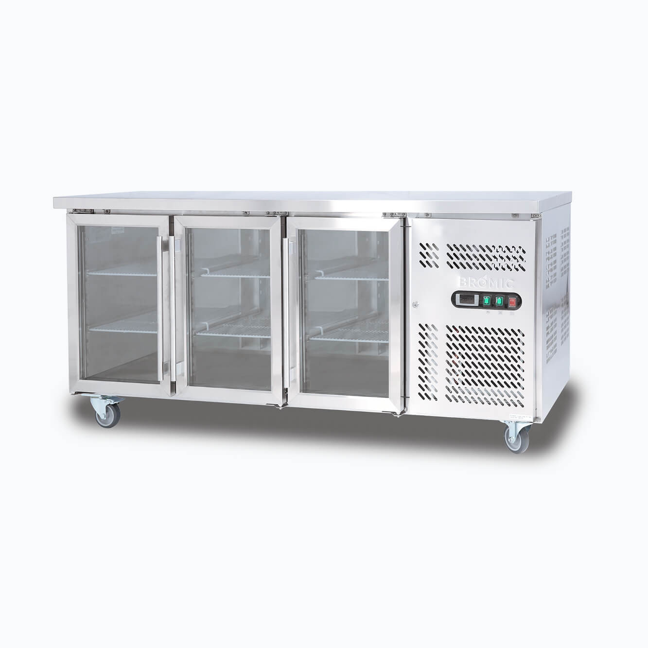 Bromic UBC1795GD-NR – Under Bench Display Fridge - 417L - 3 Doors - Glass