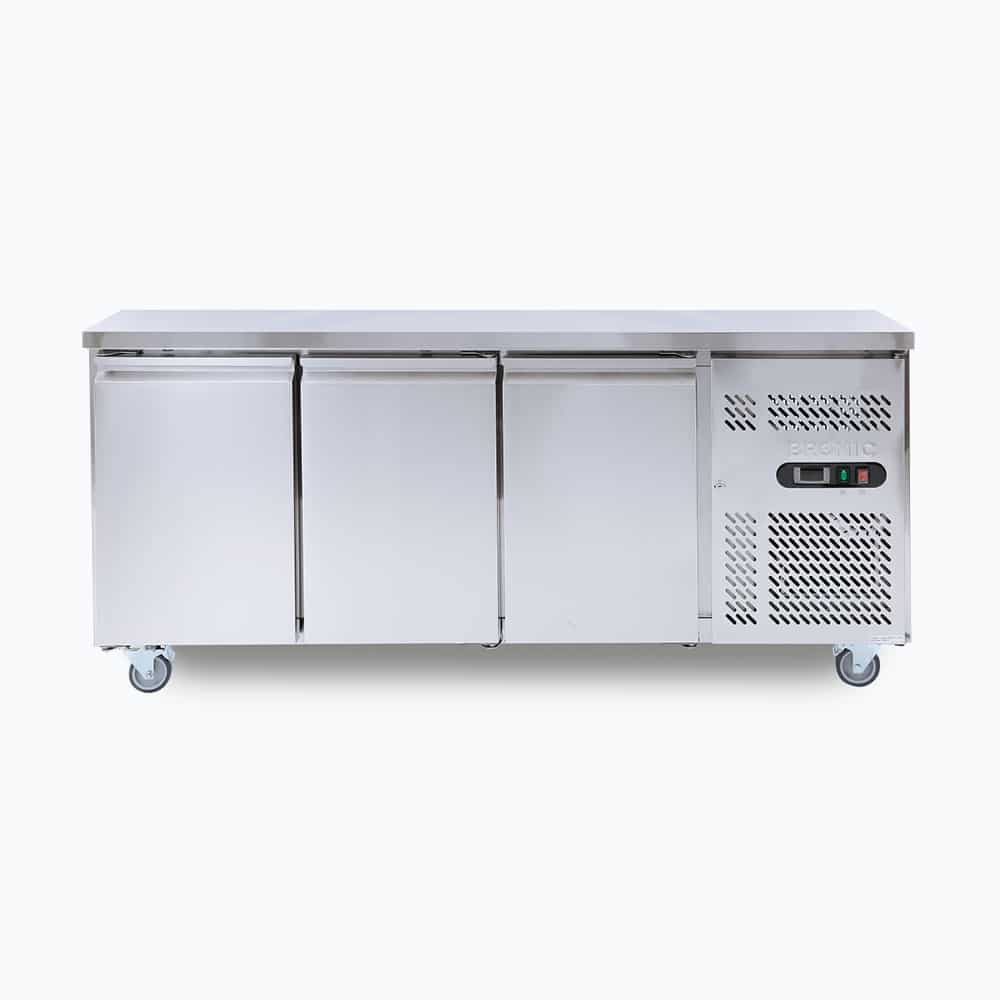 Bromic UBC1795SD-NR – Under Bench Fridge - 417L - 3 Doors - Stainless Steel