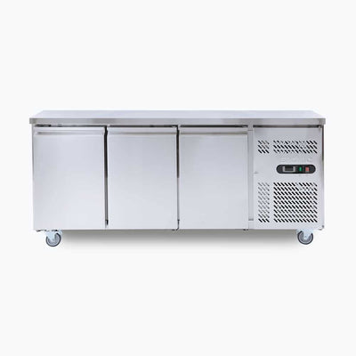 Bromic UBC1795SD-NR – Under Bench Fridge - 417L - 3 Doors - Stainless Steel