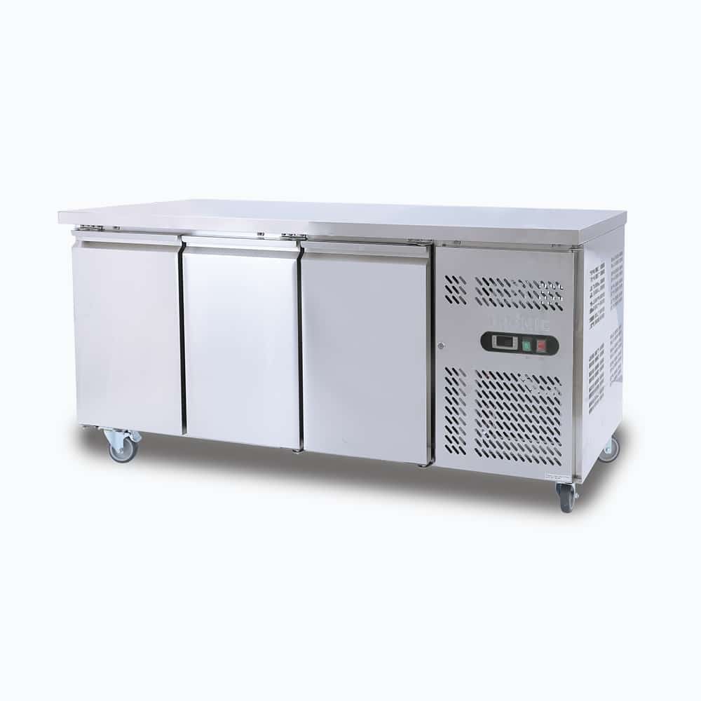 Bromic UBC1795SD-NR – Under Bench Fridge - 417L - 3 Doors - Stainless Steel