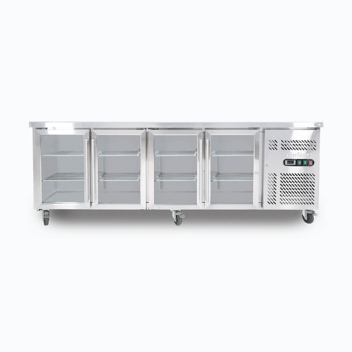 Bromic UBC2230GD-NR – Under Bench Display Fridge - 553L - 4 Doors - Glass
