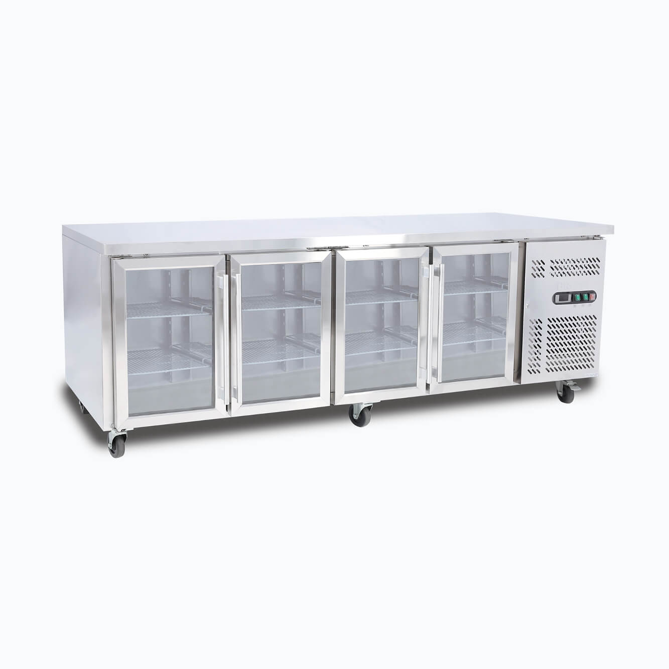 Bromic UBC2230GD-NR – Under Bench Display Fridge - 553L - 4 Doors - Glass