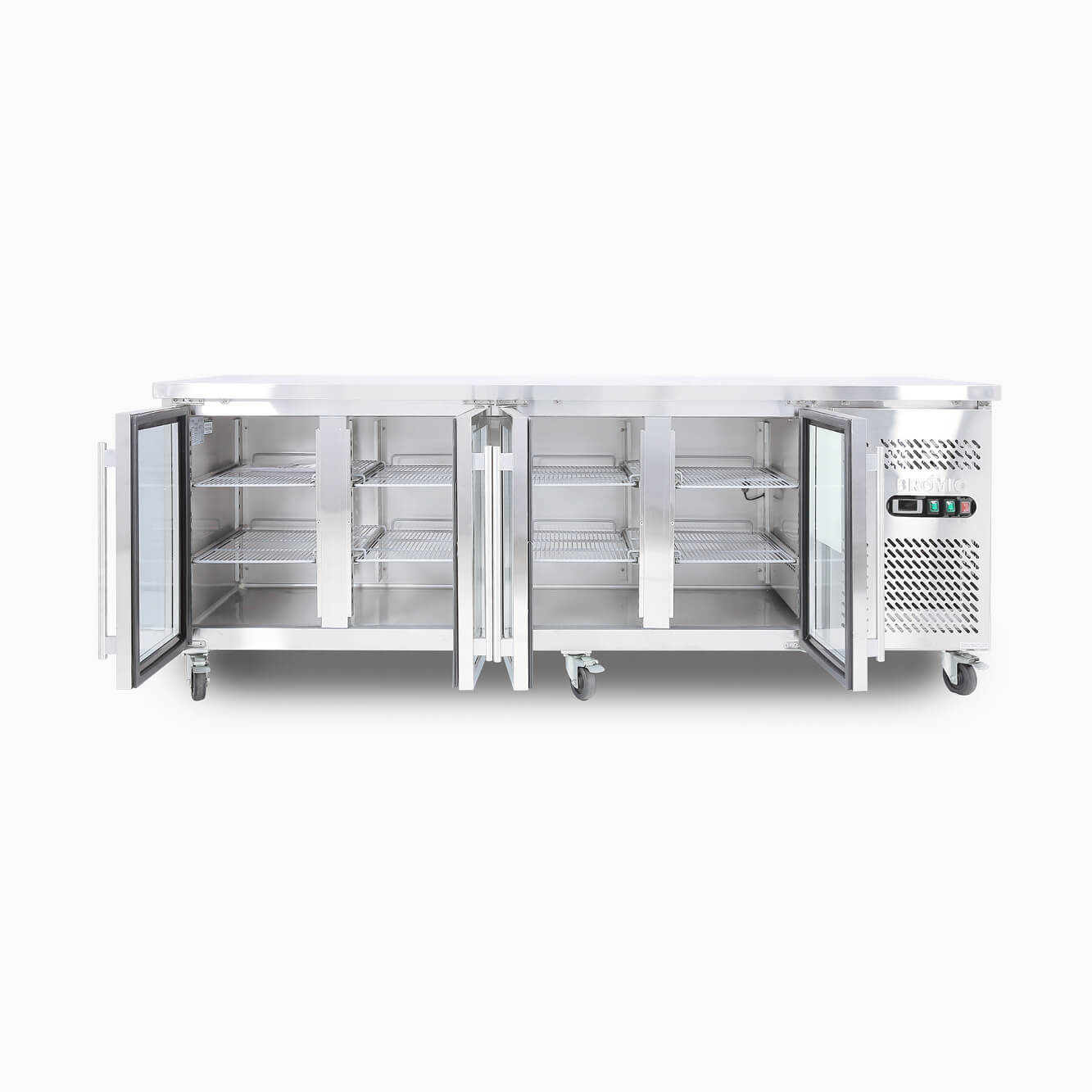 Bromic UBC2230GD-NR – Under Bench Display Fridge - 553L - 4 Doors - Glass