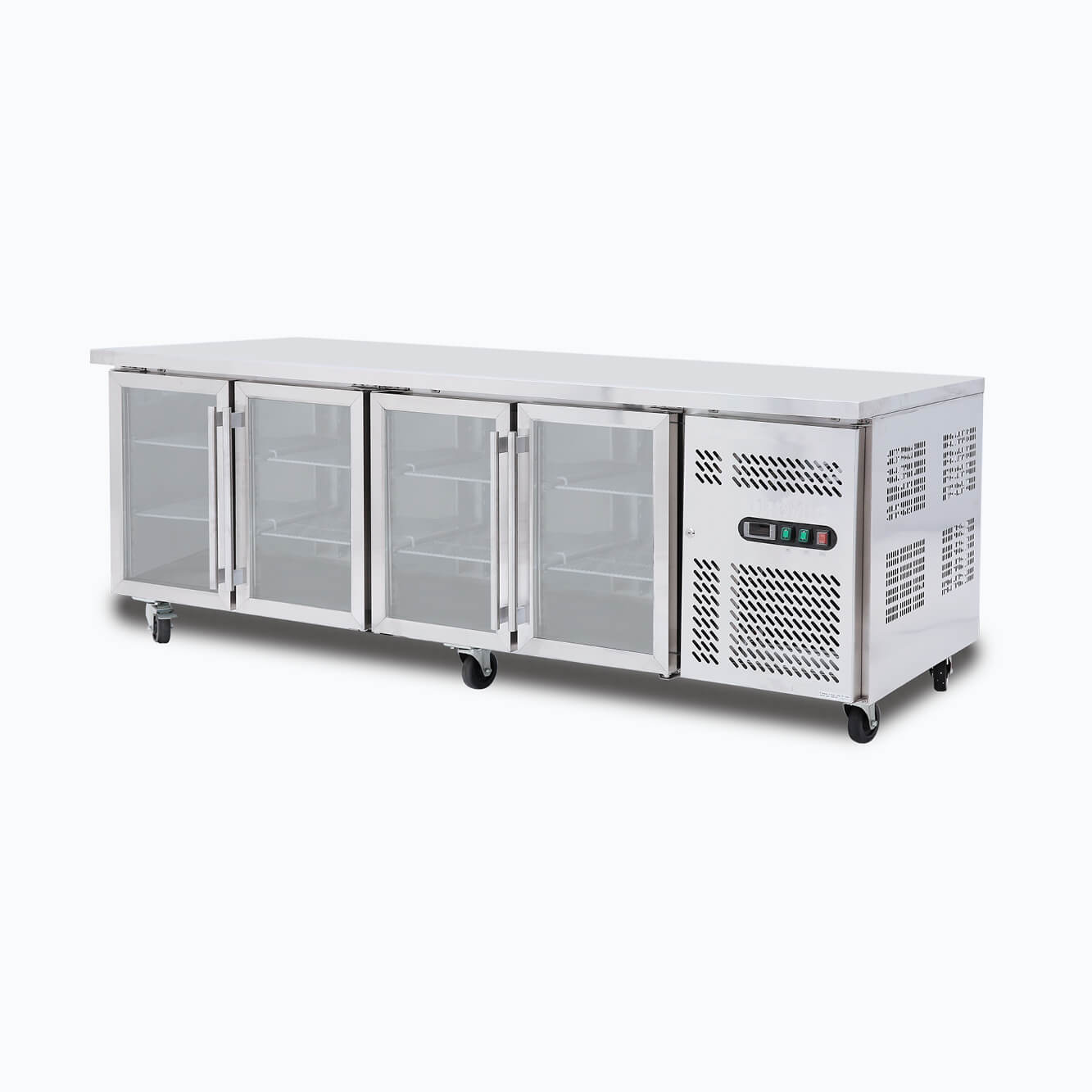 Bromic UBC2230GD-NR – Under Bench Display Fridge - 553L - 4 Doors - Glass