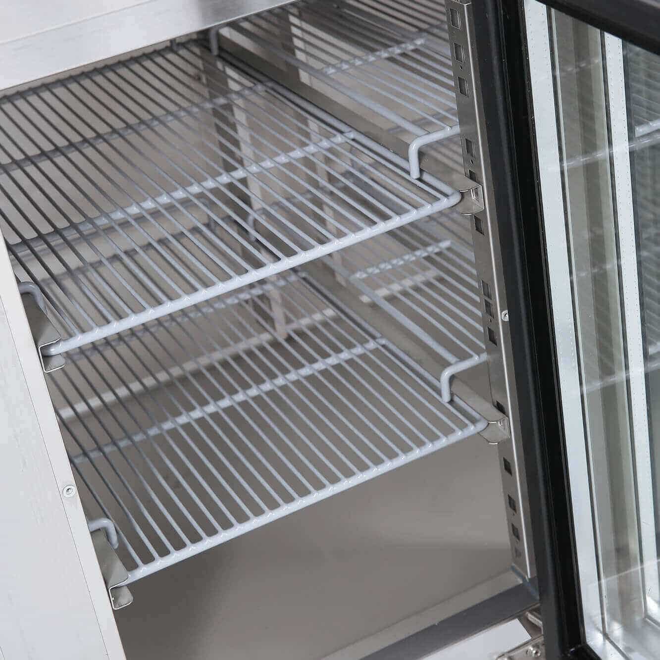 Bromic UBC2230GD-NR – Under Bench Display Fridge - 553L - 4 Doors - Glass