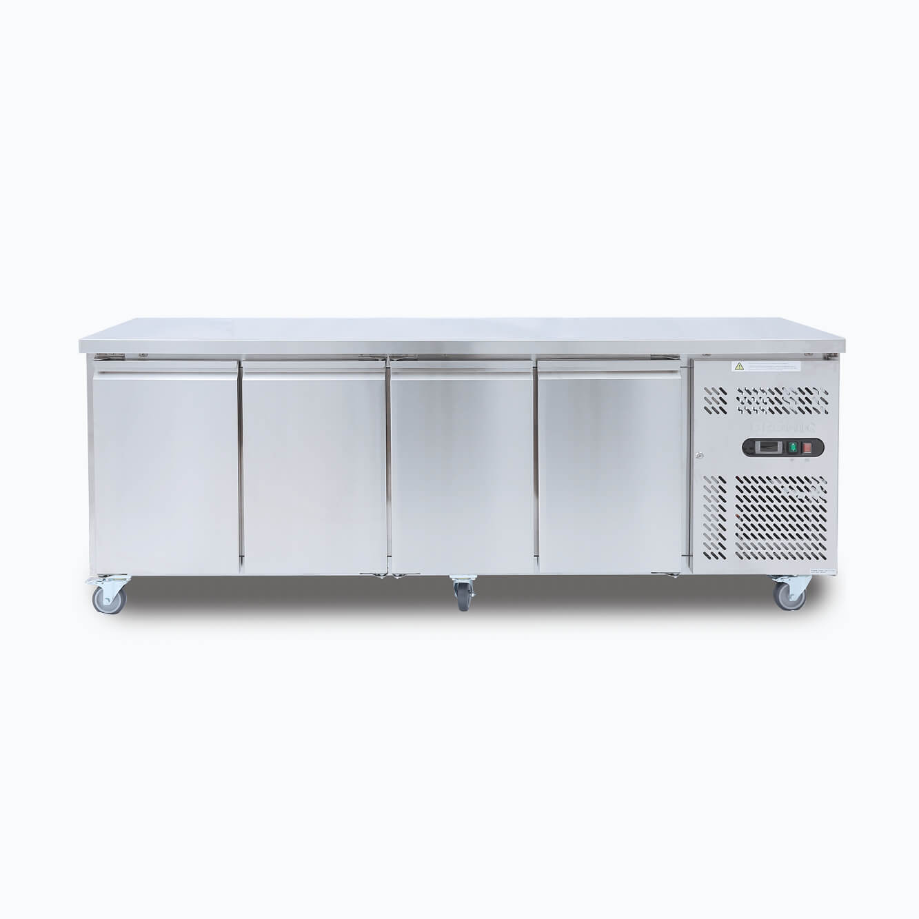 Bromic UBC2230SD-NR – Under Bench Fridge - 553L -  4 Doors - Stainless Steel