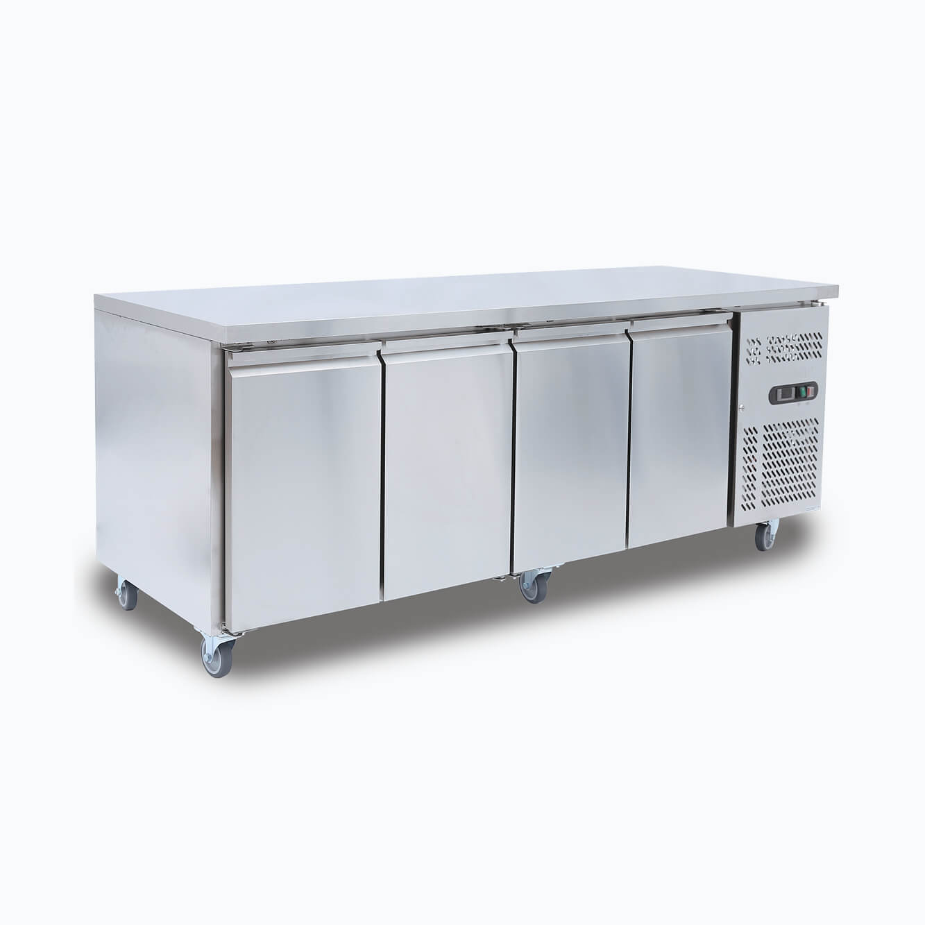 Bromic UBC2230SD-NR – Under Bench Fridge - 553L -  4 Doors - Stainless Steel
